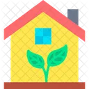 House Eco House Renewable Energy Icon