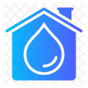 House Real Estate Drop Icon