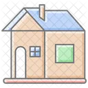 House Awesome Lineal Color Icon Icon