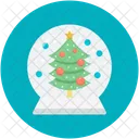 House Snowfall Christmas Icon