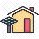 House Solar Energy Icon