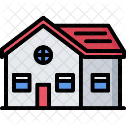 House Icon Of Colored Outline Style Available In Svg Png Eps Ai Icon Fonts