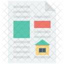 House Contract Property Icon