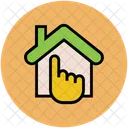 House Pointing Hand Icon