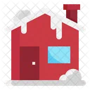 House Snow Winter Icon