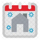 House Home Calendar Icon