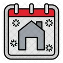 House Home Calendar Icon