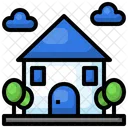House Building Town Icon