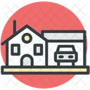 House Home Car Icon
