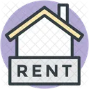 House Rent Sign Icon