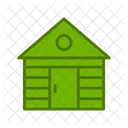 House Building Cabin Icon