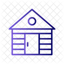 House Building Cabin Icon