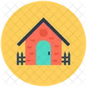 House Yard Sun Icon