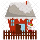 House Santa Claus Icon