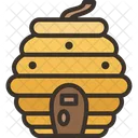 House Beehive Honeybee Icon