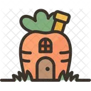 House Carrot Vegetable Icon