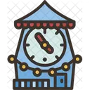 House Clock Timepiece Icon