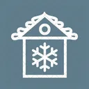 House Snow Home Icon