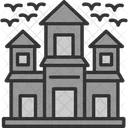 House Halloween Haunted Icon