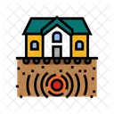 House Protect Earthquake Icon