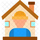 House House Engineering Site Engineer Icon