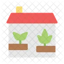 House Farming Plants Icon