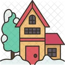 House Winter Snow Icon