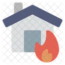 House Fire Household Icon