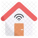 House Wifi Bluetooth Icon