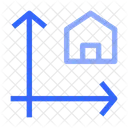 House Size Construction Icon
