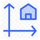 House Size Construction Icon