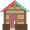 House Logs Cabin Icon
