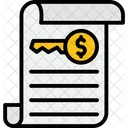 House Agreement Agreement Property Contract Icon