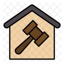 House Auction Real Estate Icon