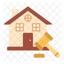 House Auction Real Estate Icon