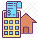 House Bills Payments House Rent Payment Rent Bill Icon