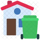 House Bins Recycle Bin House Icône