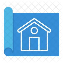 House Blueprint  Icon