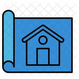 House Blueprint  Icon