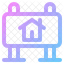 House Board Signaling Signboard Icon