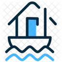 House Boat Beach Houseboat Icon