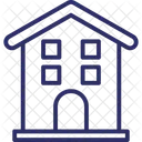 House Building Hut Home Icon