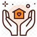House Care Family Care Giving Icon