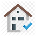 House Check Home Approve Verify Icon