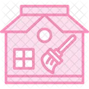 House Clean Duotone Line Icon Icon