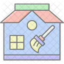 House Clean Lineal Color Icon Icon