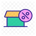 Building Sale Art Icon