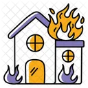 House Fire Fire House Icon