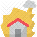 House Fire Home Fire Fire Damage Icon
