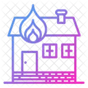 House Fire Firefighter Icon